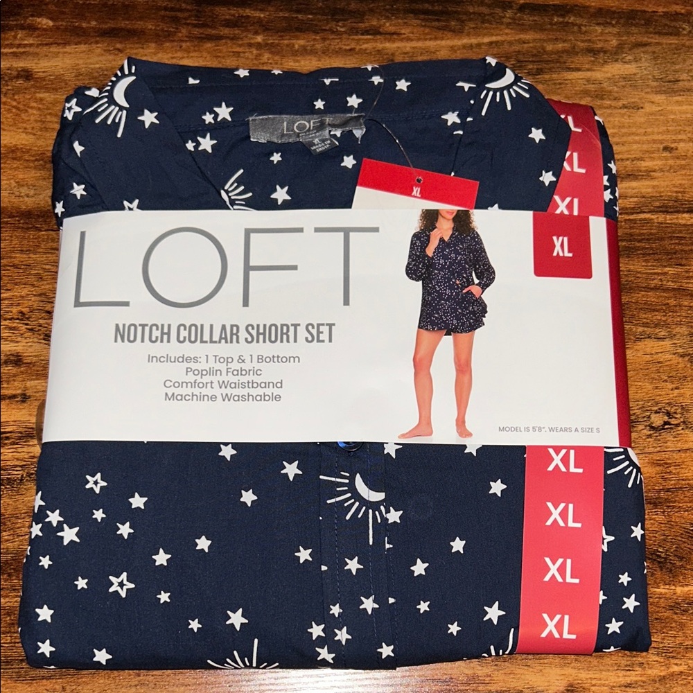 Loft Notch Collar Short Set
